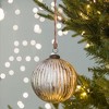 Whisen D3.9" Christmas Ball Ornaments, Glass Decorative Hanging Ball Christmas Tree Ornaments, Set of 6 - 2 of 4
