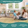 Guidecraft EdQ Reading Nook: Wooden Kids' Furniture for Book Storage with Bins and Cushioned Seat, Reading Bench Bookshelf - 2 of 4