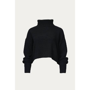 Women's SLOUCHY CROPPED TURTLENECK SWEATER - RD Style - 1 of 1