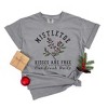 Simply Sage Market Women's Mistletoe Kisses Are Free  Short Sleeve Garment Dyed Tee - 2 of 2