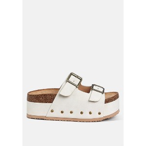 Impala Studded Faux Leather Women Slip Ons - 1 of 4