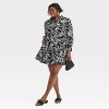 Women's Long Sleeve Mini Shirtdress - A New Day™ - 3 of 3