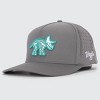 Waggle Adult Polyester Triceratops Baseball Hat - Dark Gray - 2 of 4