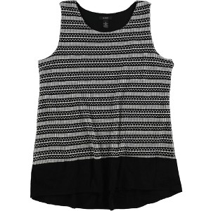 Alfani Womens Hi-Lo Knit Blouse - 1 of 1