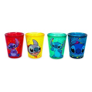 Silver Buffalo Disney Lilo & Stitch Faces 1.5-Ounce Freeze Gel Mini Cups | Set of 4 - 1 of 4