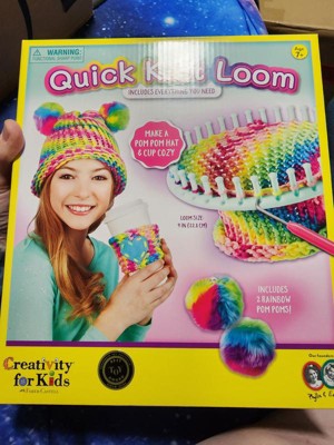 Knitting Loom Kit, DIY Craft Knitting Board Looms with Loom Pick Tool and  Needle, Durable & Safe, Creativity for Kids Small Knitting Loom Kit -  Perfect for Scarf, Hat, Sock, Shawl 