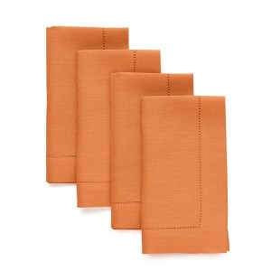 Solino Home Linen Classic Hemstitch Dinner Napkins - 1 of 4