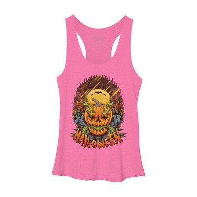 Women's Design By Humans halloween By arjanaproject Racerback Tank Top
