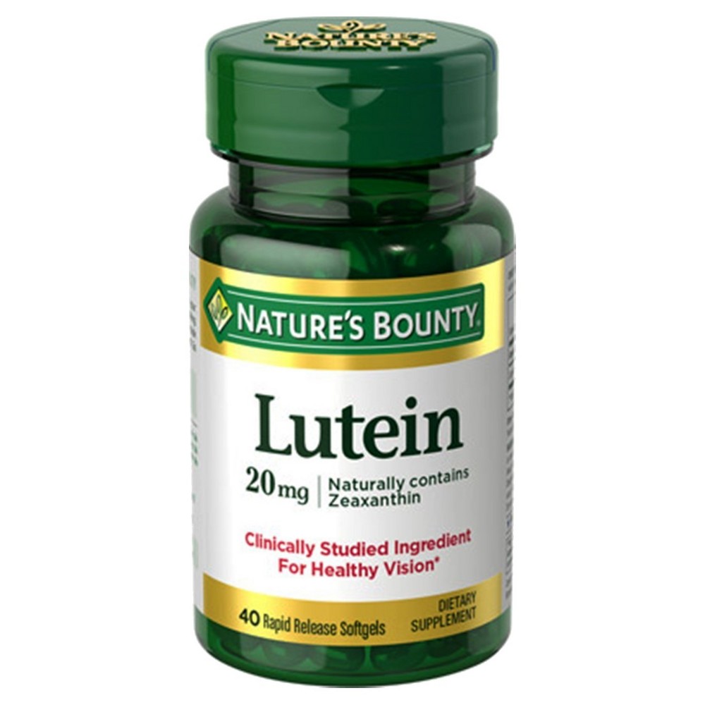 GTIN 074312049026 product image for Nature's Bounty Lutein Dietary Supplement Softgels - 40ct | upcitemdb.com