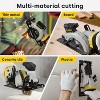 ZACHVO Mini Circular Saw, 705W Compact Electric Saw with Laser Guide, 6 Blades, Adjustable Cutting Depth & Angle - 4 of 4