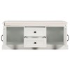 YOOCOZZ Solid Wood Storage Shoe Bench with Removable Cushion,2 Cabinets and 2 Drawers - 4 of 4