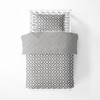 Bacati - Love Aztec Print Gray 4 pc Toddler Bedding Set - 4 of 4