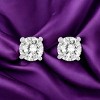 Slickblue Classic Sterling Silver Stud Earrings for Women, 1 Ct. Cubic Zirconia, Rhodium Plating, Anniversary Jewelry - 3 of 3