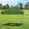 GustoWave 10x10 Ft Pop Up Canopy with 4 Sidewalls for Deck, Garden - 3 of 4