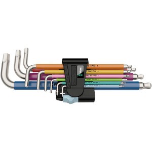 Wera 3950/9 Hex-Plus L-Key Hex Wrench Set - Metric, Stainless - 1 of 2