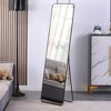 The 4th generation floor standing full-length mirror. wall mirror, bathroom makeup mirror, bedroom foyer, clothing store, wall mounted - 2 of 4