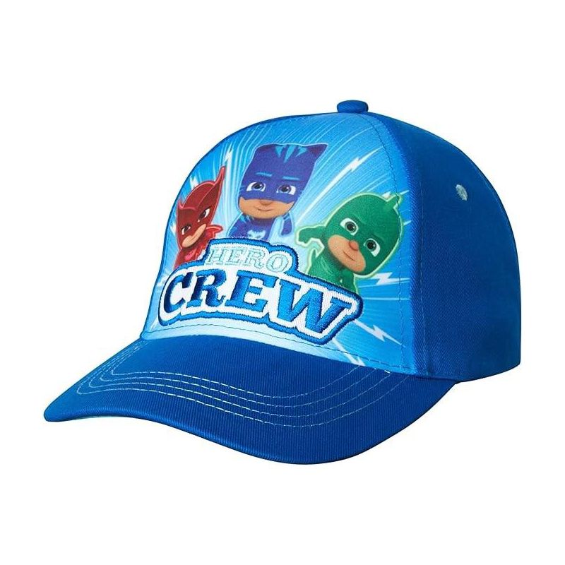 PJ Masks Boys Cotton Baseball Cap with Embroidery,  Toddler Ages 2-4 (Blue), 1 of 3