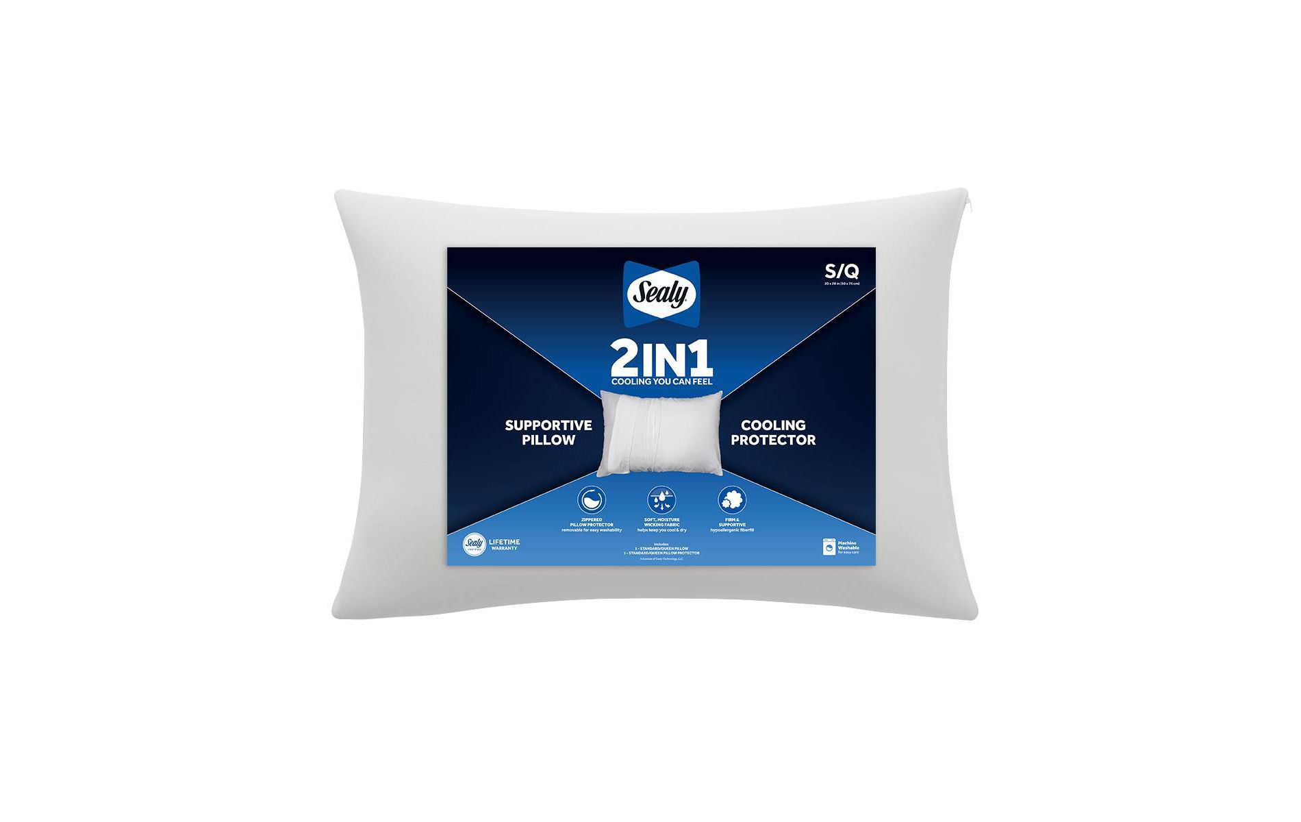 Sealy 2in1 Firm Cooling Pillow