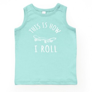 The Juniper Shop This Is How I Roll Youth Tank Top - L - Seafoam - 1 of 4