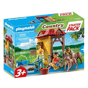 Playmobil Country Starter Pack Horse Farm 70501 Playset 41pc - 1 of 1