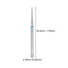 Unique Bargains Emery Nail Drill Bit Set for Acrylic Nails 3/32 Inch Nail Art Tools 44.4mm Length Blue 10 Pcs - 4 of 4