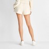 Women's High-Rise Sporty Fashion Shorts - Future Collective Cream - image 2 of 3