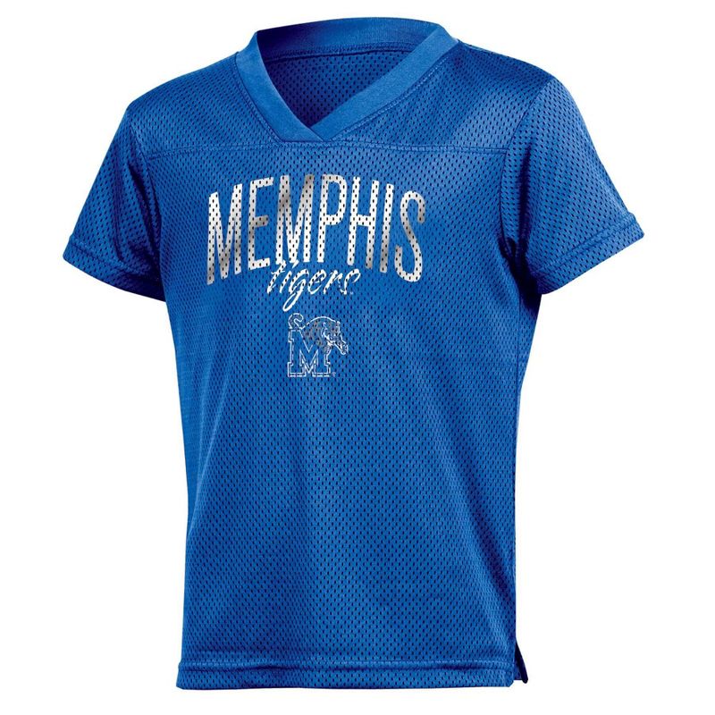 NCAA Memphis Tigers Girls&#39; Mesh T-Shirt Jersey, 1 of 4