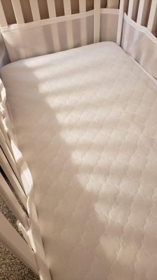 Sealy Stain Repel & Release Waterproof Fitted Crib & Toddler Mattress Pad :  Target