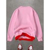 TIME HOLLOW Casual Loose Fit Letter Print Round Neck Long Sleeve Sweatshirt - Spring Autumn Wear - 2 of 2
