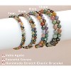 Handmade Gemstone Stretch Elastic Bracelet Crystal Nature's Beauty and Spiritual Essence Unisex - 2 of 4