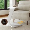 POVISON 15" Modern Minimalist Side Table, White Color End Table, for Living Room - 4 of 4