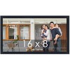 PosterPalooza | Panoramic Slim Profile Black Picture Frame - UV Acrylic, Foam Board Backing, Hanging Hardware - 2 of 4