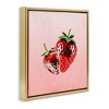 Stupell Industries Disco Sequin Strawberries, 25" x 25" - 3 of 4