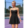 Attraco Women's Tennis Dress with Shorts Golf Workout Exercise Activewear Sport Dress - 4 of 4
