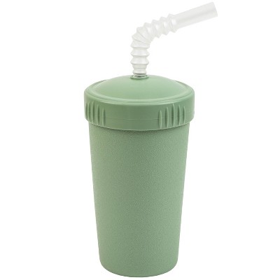 The First Years Greengrown Reusable Spill-proof Straw Toddler Cups -  Purple/teal - 3pk/10oz : Target