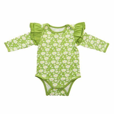 Ola! Otter Ruffle Full Sleeve Bodysuit - Breezy Daisy