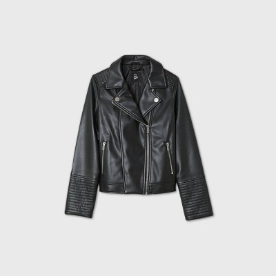 target black moto jacket