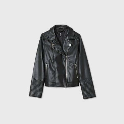 target plus size leather jacket