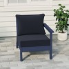 WestinTrends  Avalon Outdoor Patio HDPE Right Arm Facing Sectional Corner Club Chair with Patio Cushions - 2 of 4