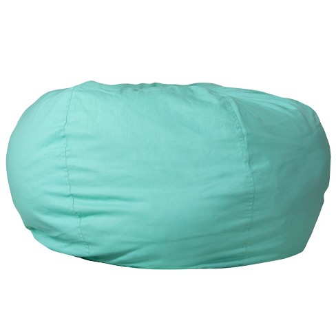 Flash Furniture Oversized Solid Mint Green Bean Bag Chair For Kids And Adults Target