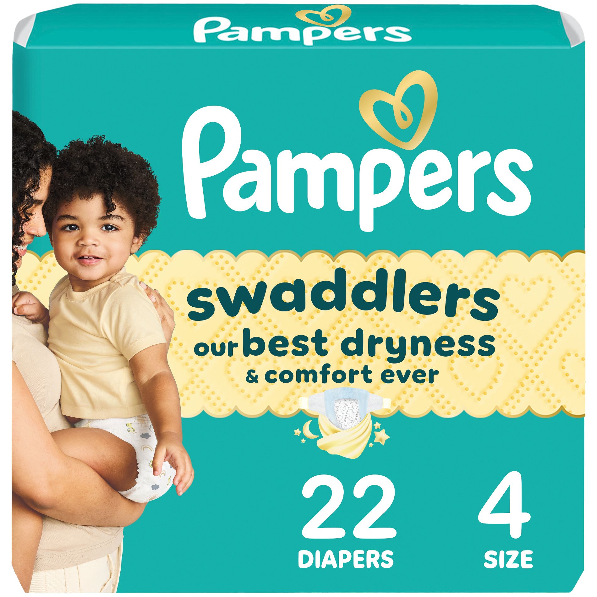 Pampers Swaddlers Sensitive Disposable Diapers - Size 4 - 22ct