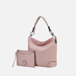 MKF Collection Viviana Vegan Leather Hobo Bag with Matching Wristlet by Mia K - 1 of 4