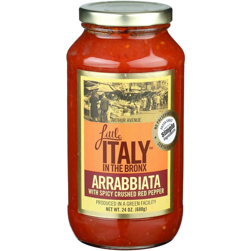 Little Italy In The Bronx Arrabbiata Sauce - Case of 6 - 24 oz, 1 of 2