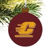Central Michigan University Logo Wood Christmas Tree Holiday Ornament - 4 of 4