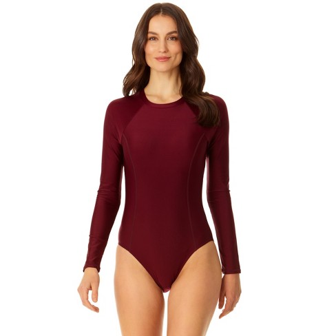 Long Sleeve Bodysuits Swimwear : Target