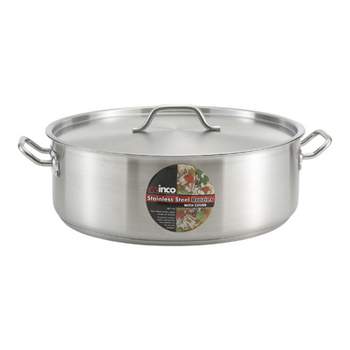 Winco Brazier with Cover, Stainless Steel