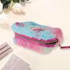 Unique Bargains Women Cute Cat Makeup Bag Pink Blue Yellow 1 Pc - 2 of 3