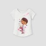 Toddler Girls' Doc McStuffins Short Sleeve Graphic T-Shirt - Gray