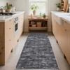 Washable Area Rugs for Living Room, Non-Slip Modern Abstract Rug for Bedroom, Low Pile Stain-Resistant Soft Contemporary Neutral Carpet - 2 of 4
