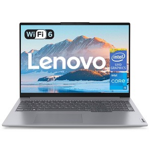 Lenovo ThinkBook 16 Gen 6, 16" FHD+ 1920×1200, Intel i5-13420H, UHD Graphics, 16GB DDR5, 512GB SSD, Wi-Fi 6, Win 11 Pro, Grey - 1 of 4